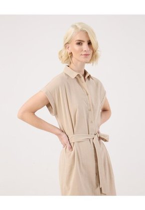 Vestido Para Mujer M/C Medio Color Beige Marca Patprimo #30171057