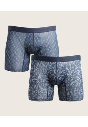 Boxer X2 Para Hombre Fleat Seamer Medio Color Azul Marca Patprimo #44000328