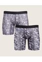Boxer X2 Para Hombre Fleat Seamer Medio Color Gris Marca Patprimo #44000328 de Patprimo