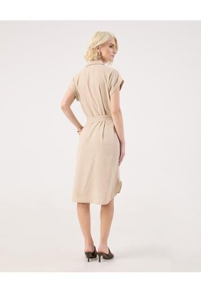 Vestido Para Mujer M/C Medio Color Beige Marca Patprimo #30171057