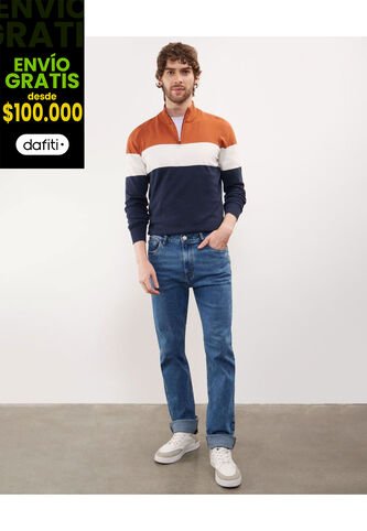 Jean Para Hombre Regular Color Azul  Marca Patprimo #44160308 Patprimo