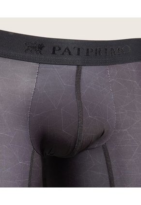 Boxer X2 Para Hombre Fleat Seamer Medio Color Gris Marca Patprimo #44000328