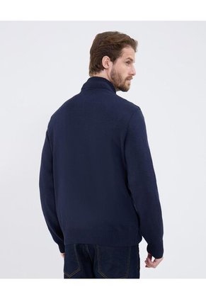 Saco Para Hombre Cuello Alto O Cuello Tortuga Color Azul Marca Patprimo #44330239