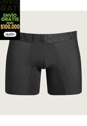 Boxer X1 Para Hombre Filete Medio Color Negro Marca Patprimo #44000152 Patprimo
