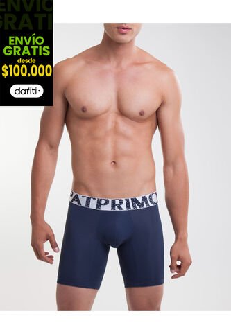 Boxer X1 Para Hombre Fleat Seamer Medio Color Azul Marca Patprimo #44000162 Patprimo