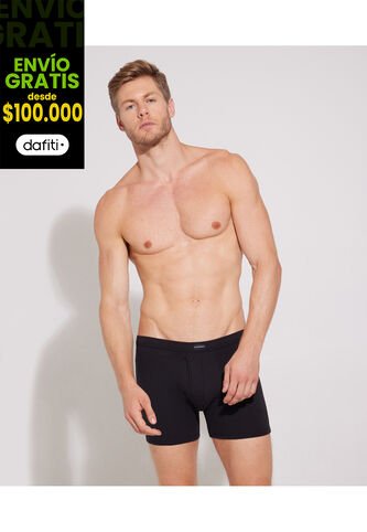 Boxer X1 Para Hombre Filete Medio Color Negro Marca Patprimo #44000434 Patprimo