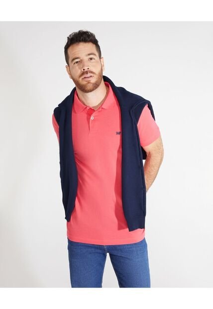 Polo Para Hombre Cuello Tejido Sin Bolsillo Color Rojo  Marca Patprimo #44112316