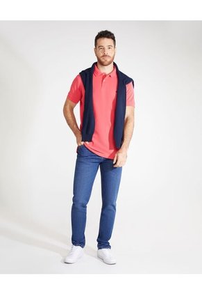 Polo Para Hombre Cuello Tejido Sin Bolsillo Color Rojo  Marca Patprimo #44112316