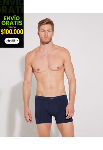 Boxer X1 Para Hombre Filete Medio Color Azul Oscuro Marca Patprimo #44000434 Patprimo