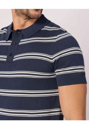 Polo  Para Hombre Cuello Tejido Sin Bolsillo Color Azul Marca Patprimo #44112773