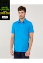 Polo Para Hombre Cuello Maquina Con Bolsillo Color Azul Claro Marca Patprimo #44112699 de Patprimo
