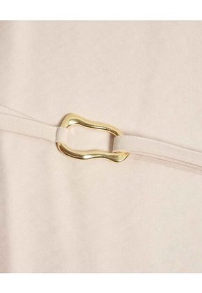 Blusa Para Mujer Manga Corta Color Beige Marca Patprimo #14121404