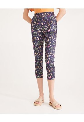 Pantalón Para Mujer Capri Color Azul Oscuro Marca Patprimo #30071625