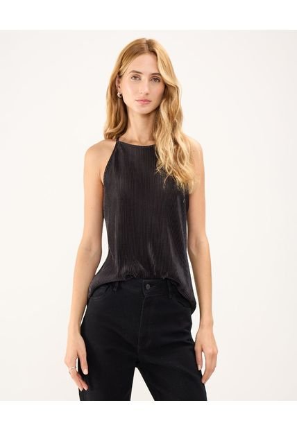 Blusa Para Mujer Manga Sisa Color Negro Marca Patprimo #30123416