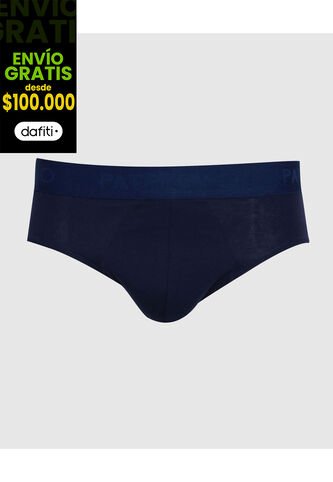 Pantalóncillo X1 Para Hombre Brief Color Azul Marca Patprimo #44000457 Patprimo
