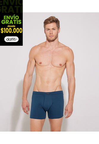 Boxer X1 Para Hombre Filete Medio Color Azul Marca Patprimo #44000434 Patprimo