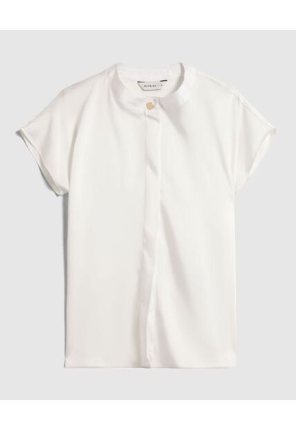 Blusa  Para Mujer Manga Corta Color Blanco Marca Patprimo #30123646