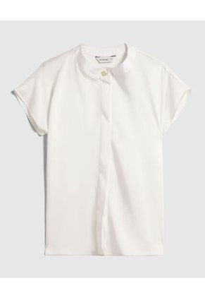 Blusa  Para Mujer Manga Corta Color Blanco Marca Patprimo #30123646