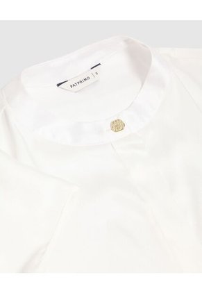 Blusa  Para Mujer Manga Corta Color Blanco Marca Patprimo #30123646