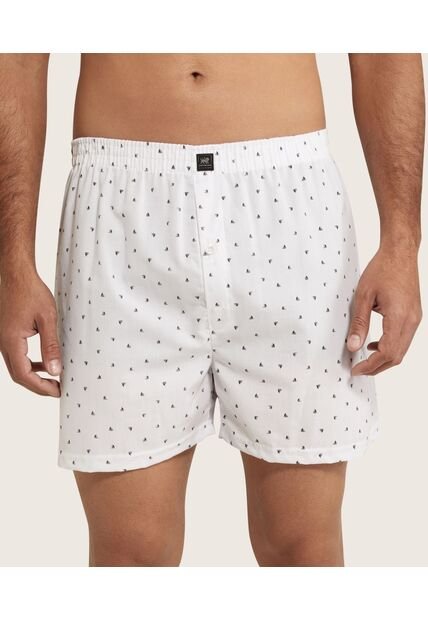 Boxer X2 Para Hombre Bragueta Amplio Color Blanco Marca Patprimo #44000326