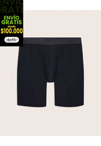 Boxer X1 Para Hombre Fleat Seamer Largo Color Negro Marca Patprimo #44000072 Patprimo
