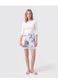 Bermuda Con Cordón Para Mujer  Para Mujer Azul Patprimo de Patprimo