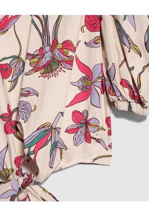 Blusa Para Mujer Manga 3/4 Color Azul  Marca Patprimo #30123279