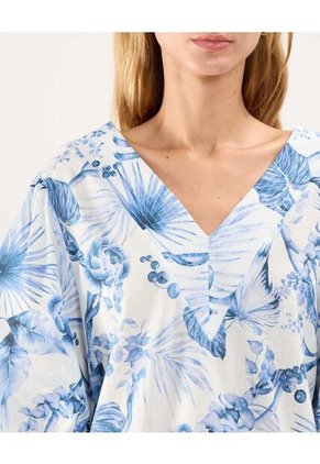 Blusa Para Mujer Manga Corta Color Blanco Marca Patprimo #30123403