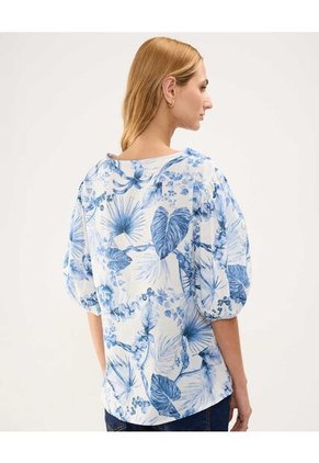 Blusa Para Mujer Manga Corta Color Blanco Marca Patprimo #30123403