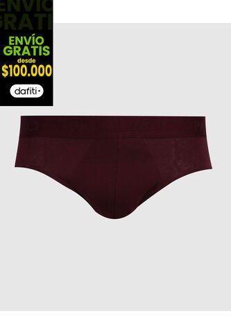 Pantalóncillo X1 Para Hombre Brief Color Vino Marca Patprimo #44000457 Patprimo