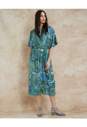 Vestido Para Mujer Manga Corta Color Verde  Marca Patprimo #30170992