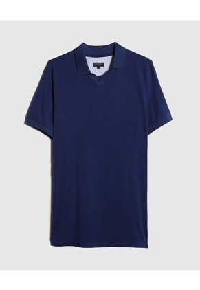 Polo Para Hombre Cuello Tejido Sin Bolsillo Color Azul  Marca Patprimo #44112557