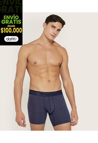 Boxer X1 Para Hombre Fleat Seamer Medio Color Azul Marca Patprimo #44000093 Patprimo