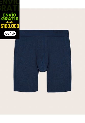 Boxer X1 Para Hombre Fleat Seamer Largo Color Azul Marca Patprimo #44000072 Patprimo