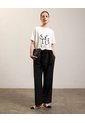 Pantalón De Sastrería Recto Para Mujer  Para Mujer Negro Patprimo de Patprimo