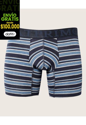 Boxer X1 Para Hombre Fleat Seamer Medio Color Azul Medio Marca Patprimo #44000201 Patprimo