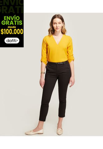 Pantalón Para Mujer  Color Negro Marca Patprimo #30070986 Patprimo