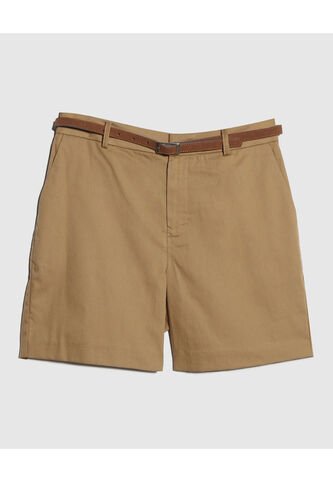 Bermuda Para Mujer  Color Café Claro Marca Patprimo #30100364 Patprimo