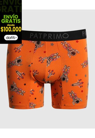 Boxer Para Niño Filete Medio Color Naranja Marca Patprimo #63000062 Patprimo