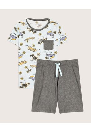 Pijama Para Niño M/C P/C Color Gris Oscuro Marca Patprimo #66040051