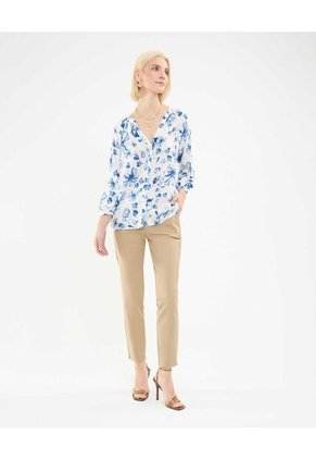 Blusa Para Mujer Manga 3/4 Color Blanco Marca Patprimo #30123390