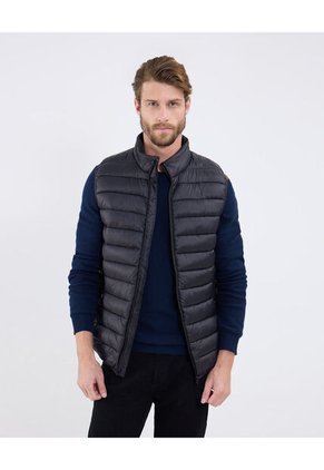 Chaleco Para Hombre Acolchado Color Negro Marca Patprimo #44250009