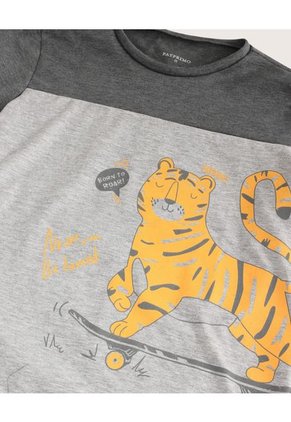 Pijama Para Niño M/C P/C Color Negro Marca Patprimo #66040060