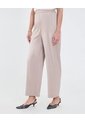 Pantalón Casual Tiro Alto  Para Mujer Café Patprimo de Patprimo