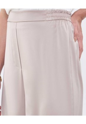 Pantalón Casual Tiro Alto  Para Mujer Café Patprimo