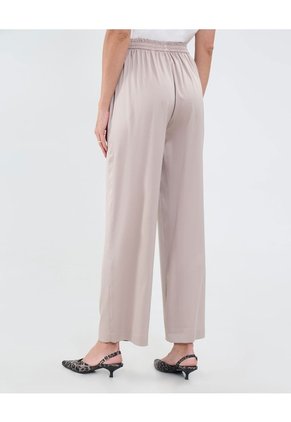 Pantalón Casual Tiro Alto  Para Mujer Café Patprimo