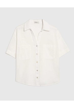 Camisa Para Mujer Manga Corta Color Crema Marca Patprimo #30010677