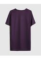 Camiseta Manga Corta Cuello V Con Grabado Laser  Para Hombre Morado Patprimo de Patprimo