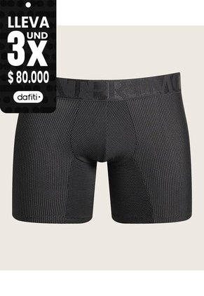 Boxer De Microfibra Estampados X1 Para Hombre Negro Patprimo