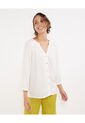 Blusa Para Mujer Manga 3/4 Color Blanco Marca Patprimo #30123270 de Patprimo